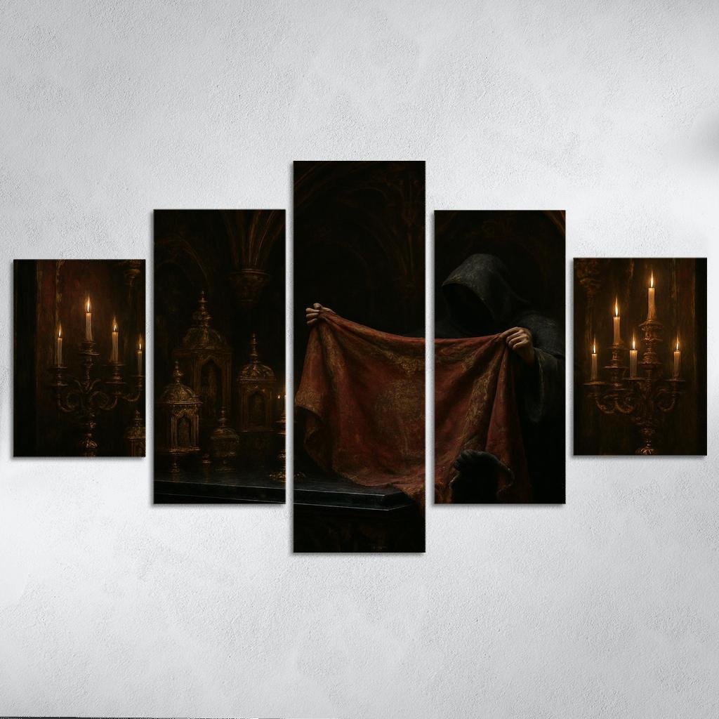 Obsidian Reliquary Altar decor