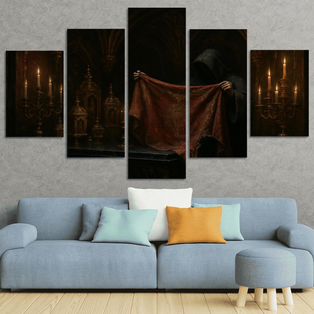 Obsidian Reliquary Altar decor