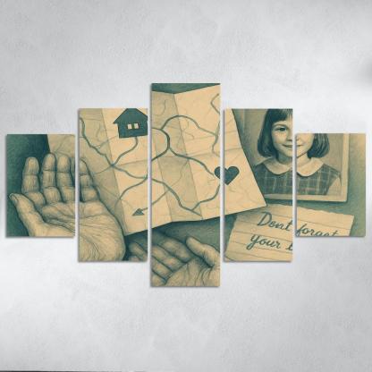 Map Of Her Hands Paths Of Everyday Guidance one-piece frames