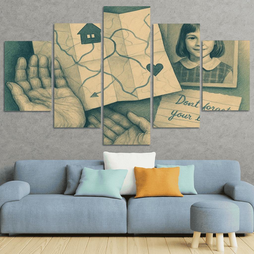 Map Of Her Hands Paths Of Everyday Guidance one-piece frames