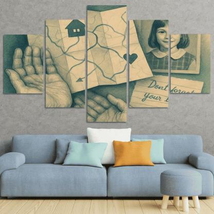 Map Of Her Hands Paths Of Everyday Guidance one-piece frames