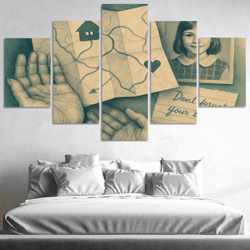 Map Of Her Hands Paths Of Everyday Guidance one-piece frames