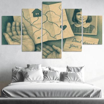 Map Of Her Hands Paths Of Everyday Guidance one-piece frames