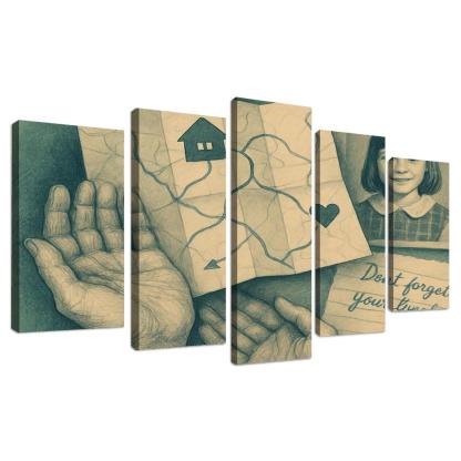 Map Of Her Hands Paths Of Everyday Guidance one-piece frames