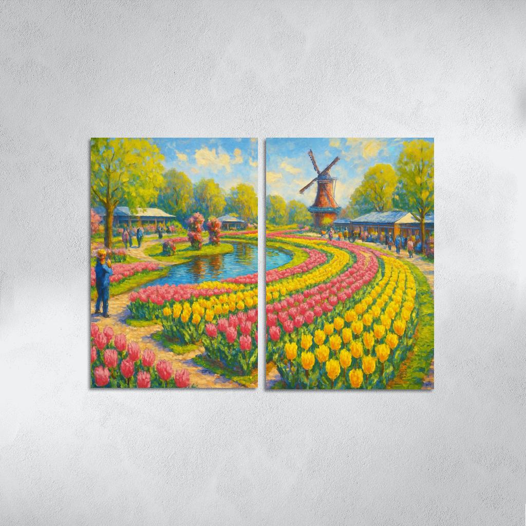 Keukenhof Spring Flower Festival custom paintings frame