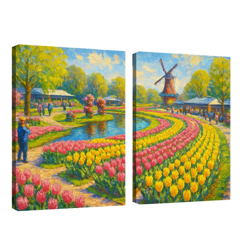 Keukenhof Spring Flower Festival custom paintings frame