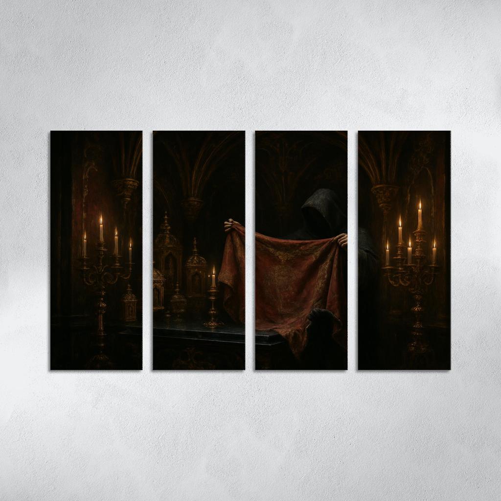 Obsidian Reliquary Altar decor