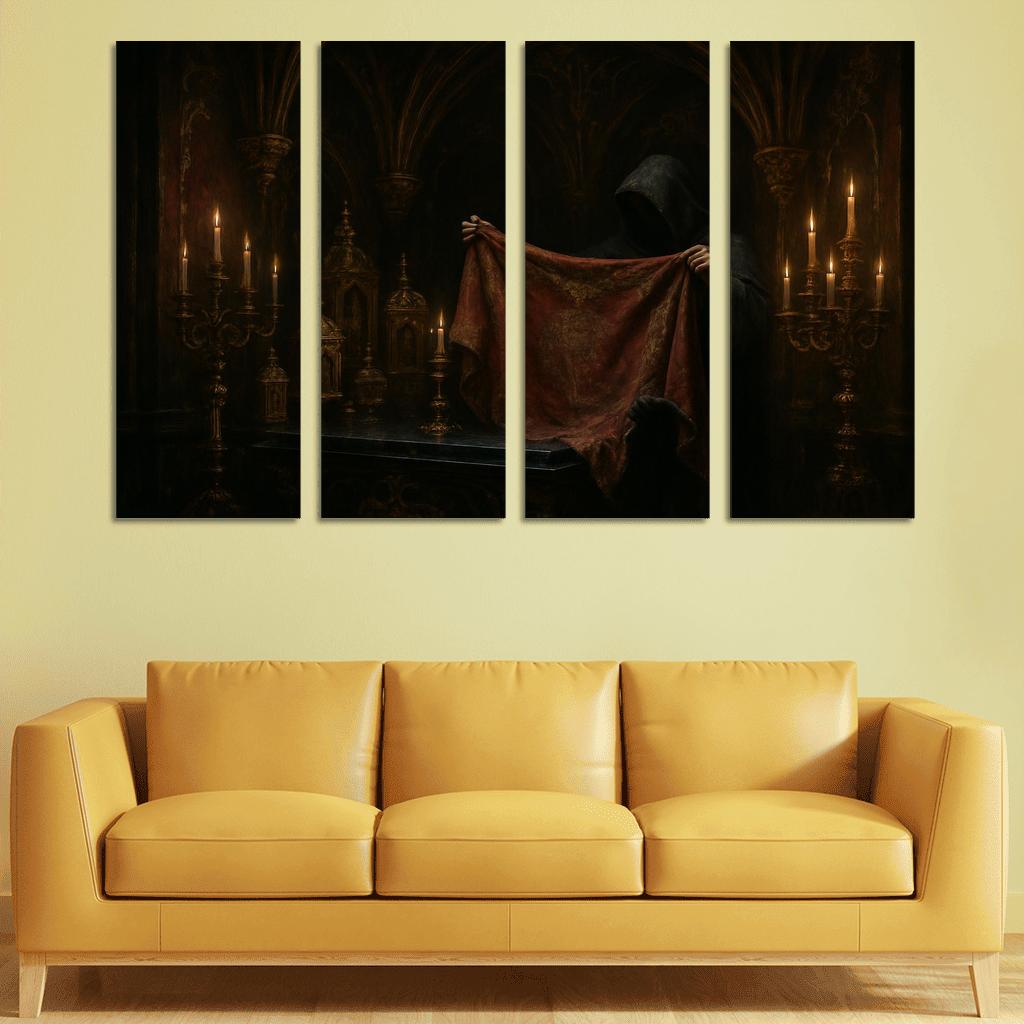 Obsidian Reliquary Altar decor