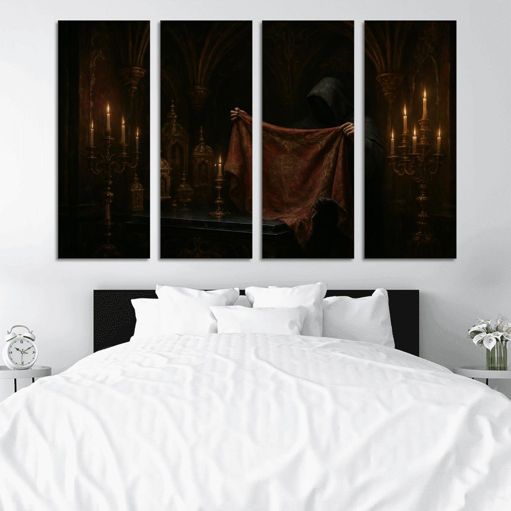 Obsidian Reliquary Altar decor