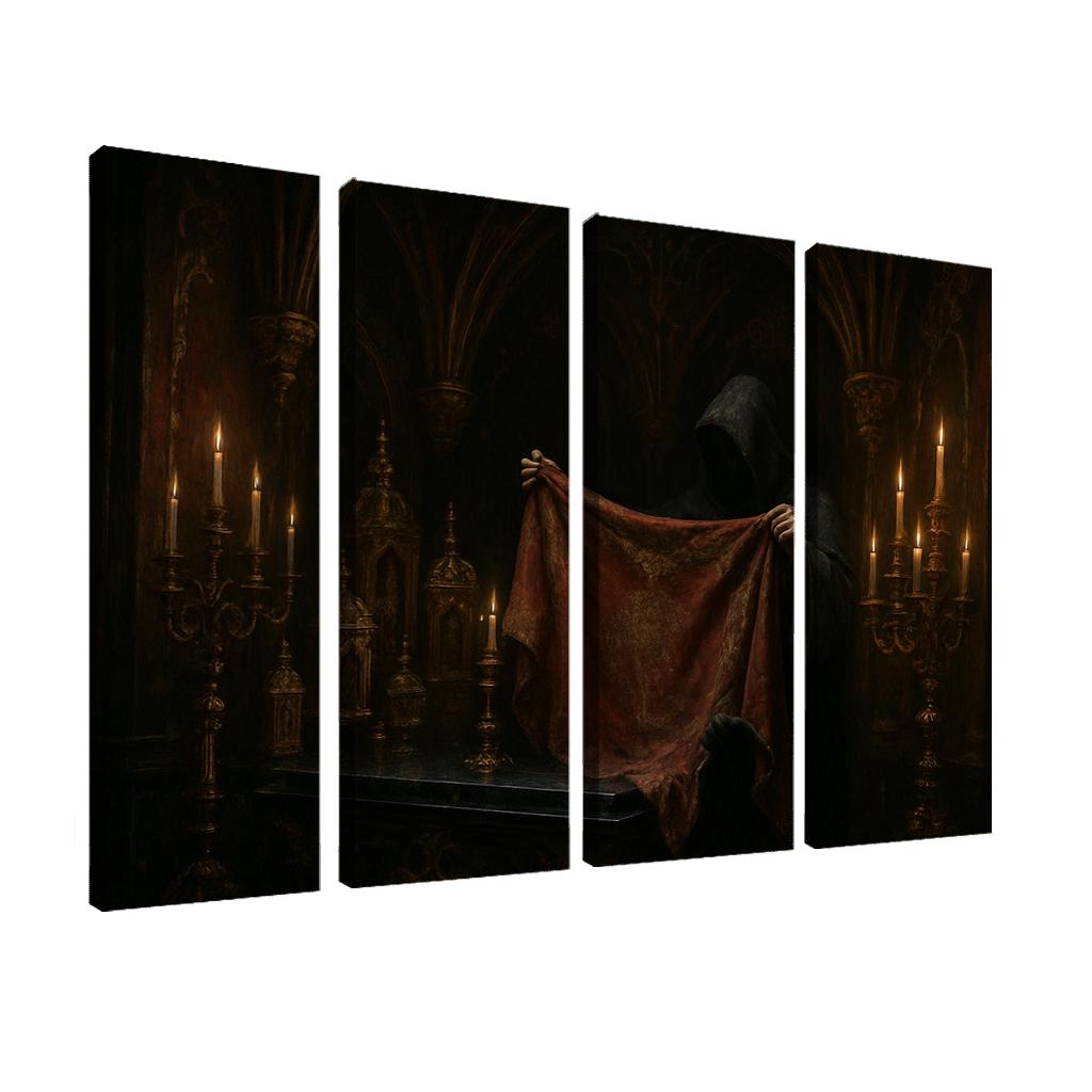 Obsidian Reliquary Altar decor