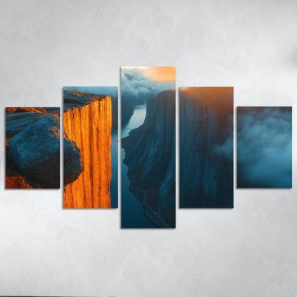 Kjeragbolten Boulder Overlook one-piece frames