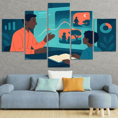 Narrative Data Visualization Workshop wall art