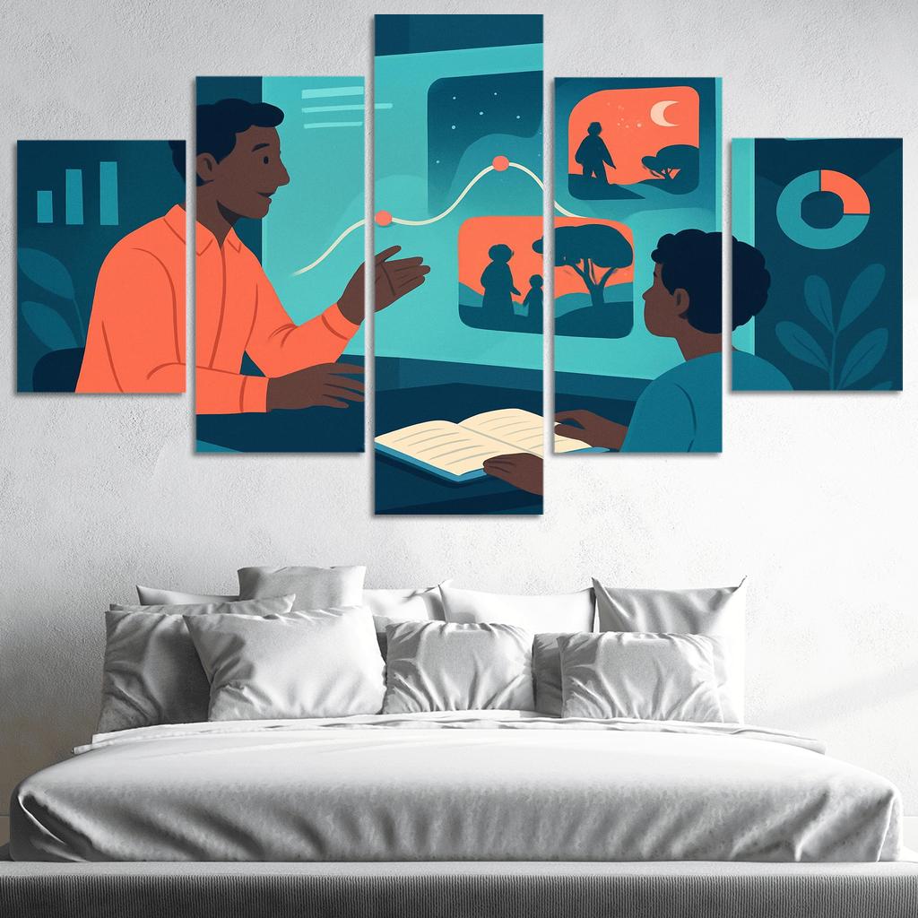 Narrative Data Visualization Workshop wall art