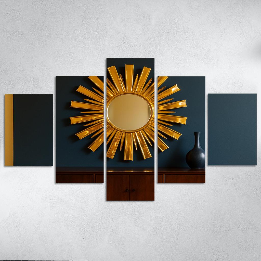 Lacquered Mirror Sunburst one-piece frames