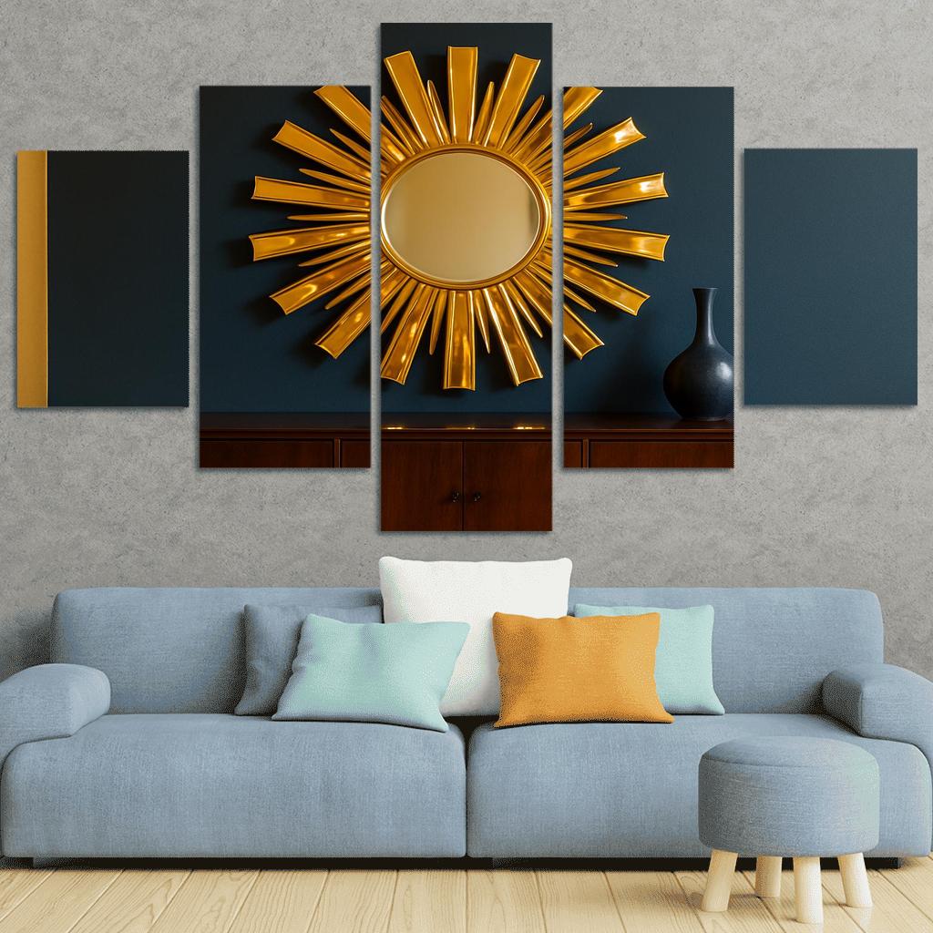 Lacquered Mirror Sunburst one-piece frames