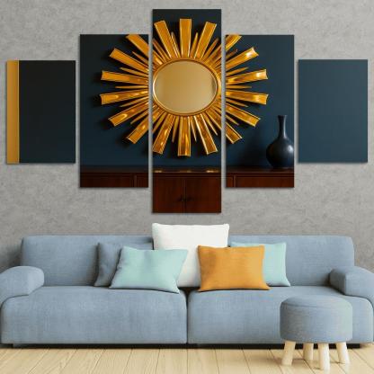Lacquered Mirror Sunburst one-piece frames