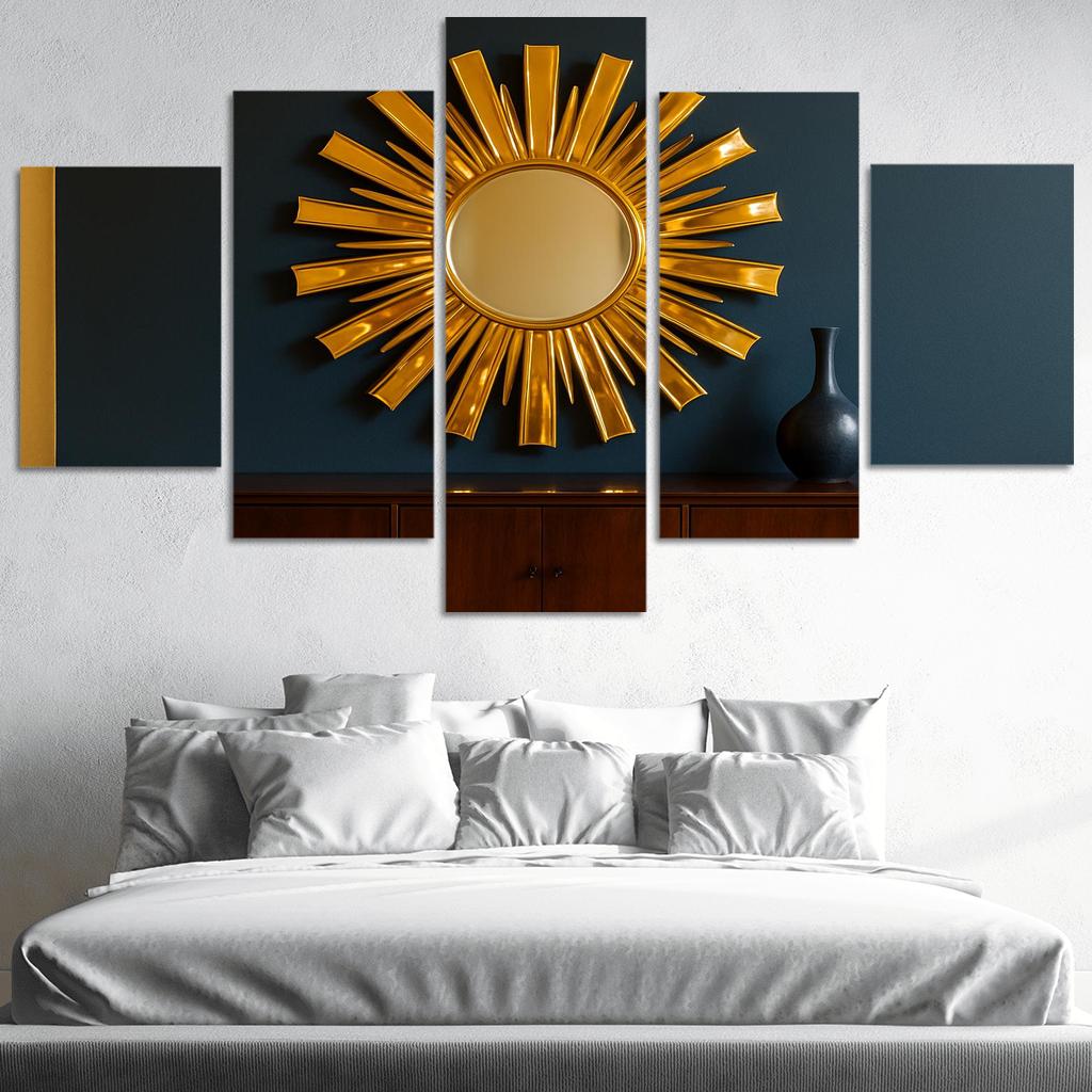 Lacquered Mirror Sunburst one-piece frames