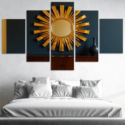 Lacquered Mirror Sunburst one-piece frames