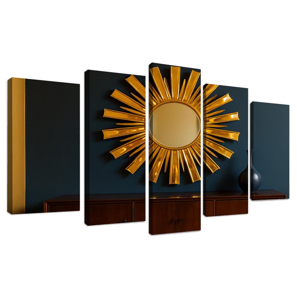 Lacquered Mirror Sunburst one-piece frames