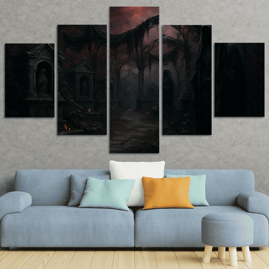 Veiled Reliquary Garden wall decor