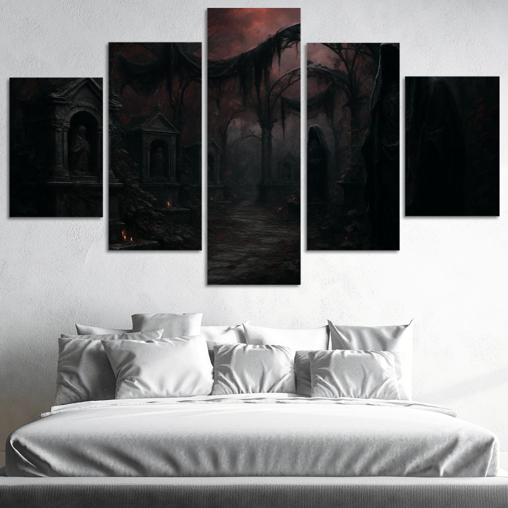 Veiled Reliquary Garden wall decor