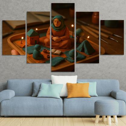 Micro Clay Storytelling Dioramas one-piece frames