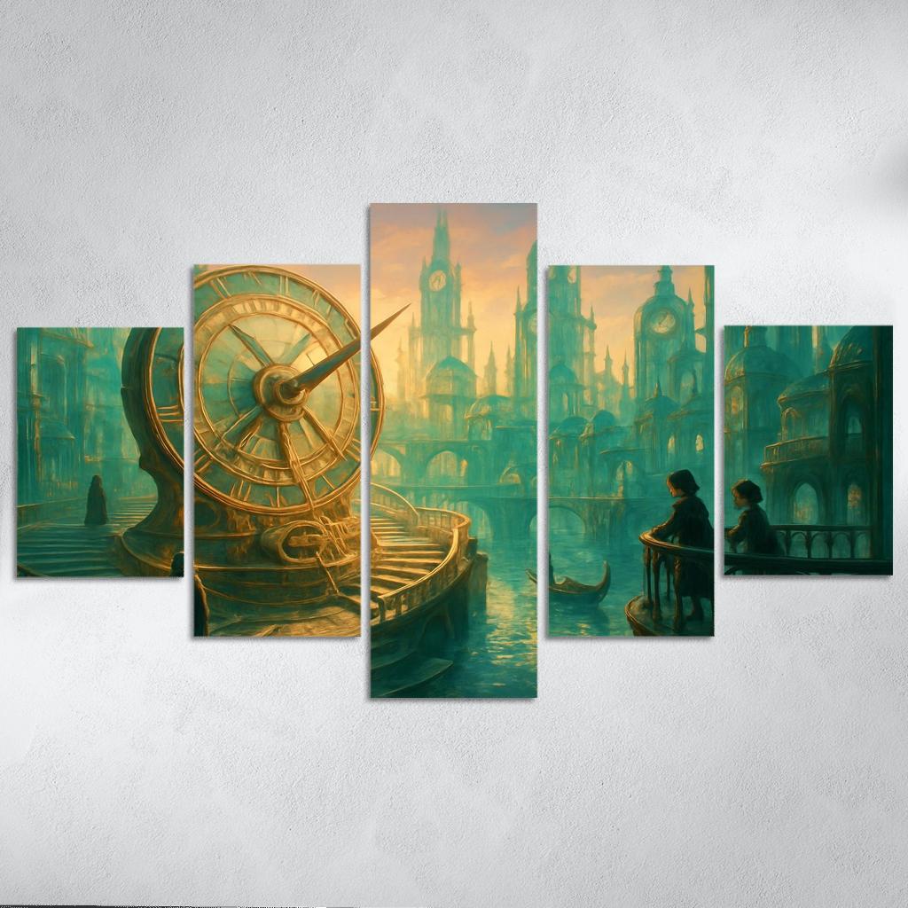 Sundial City Of Glass canvas paintings frame