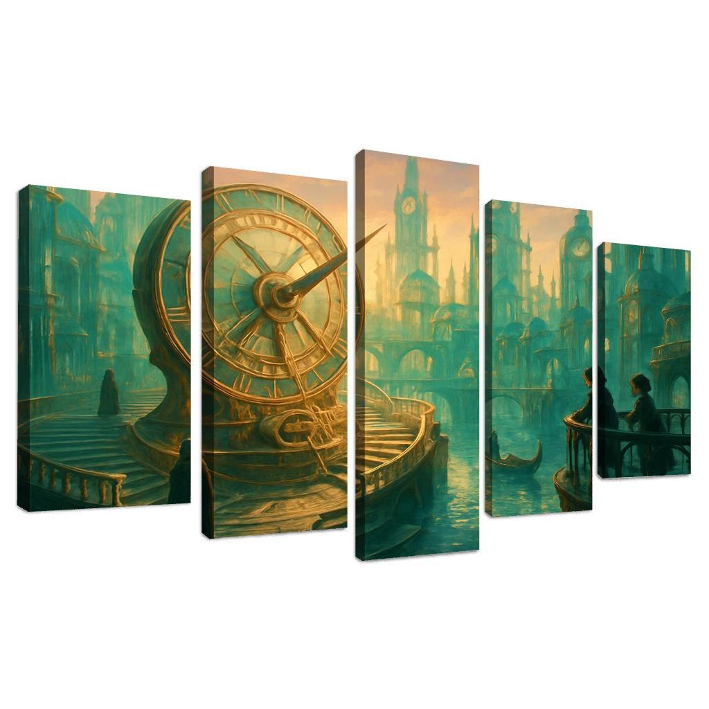 Sundial City Of Glass canvas paintings frame