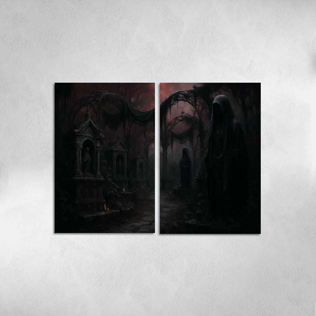 Veiled Reliquary Garden wall decor