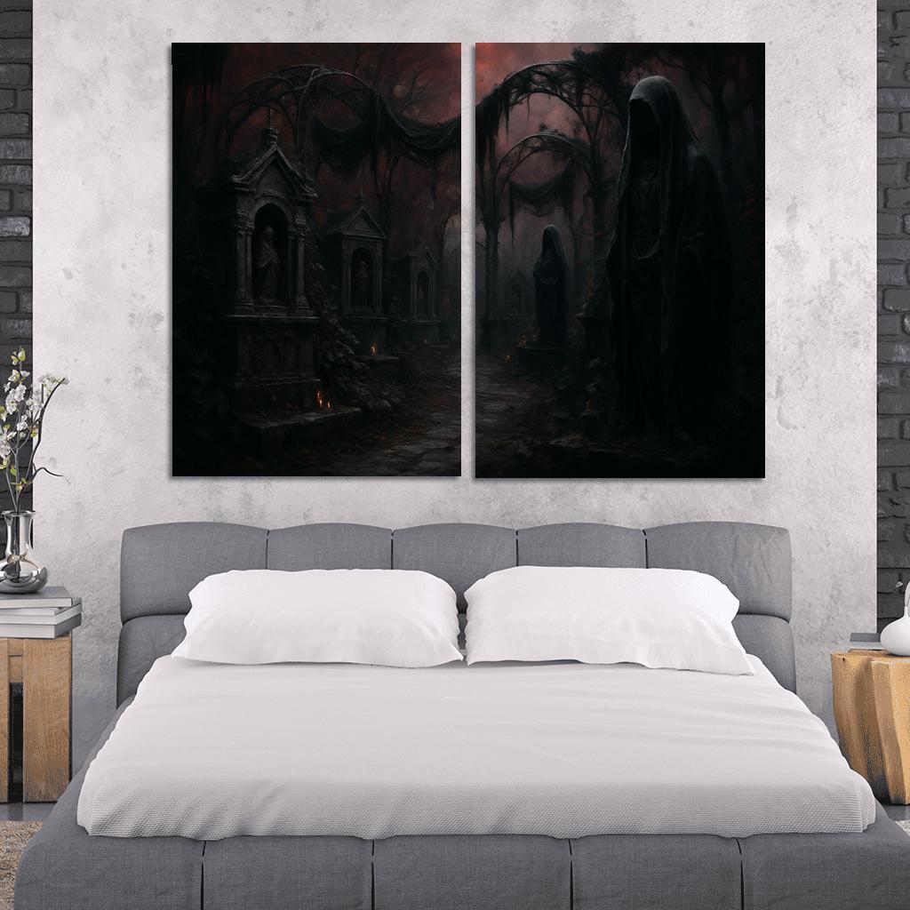 Veiled Reliquary Garden wall decor