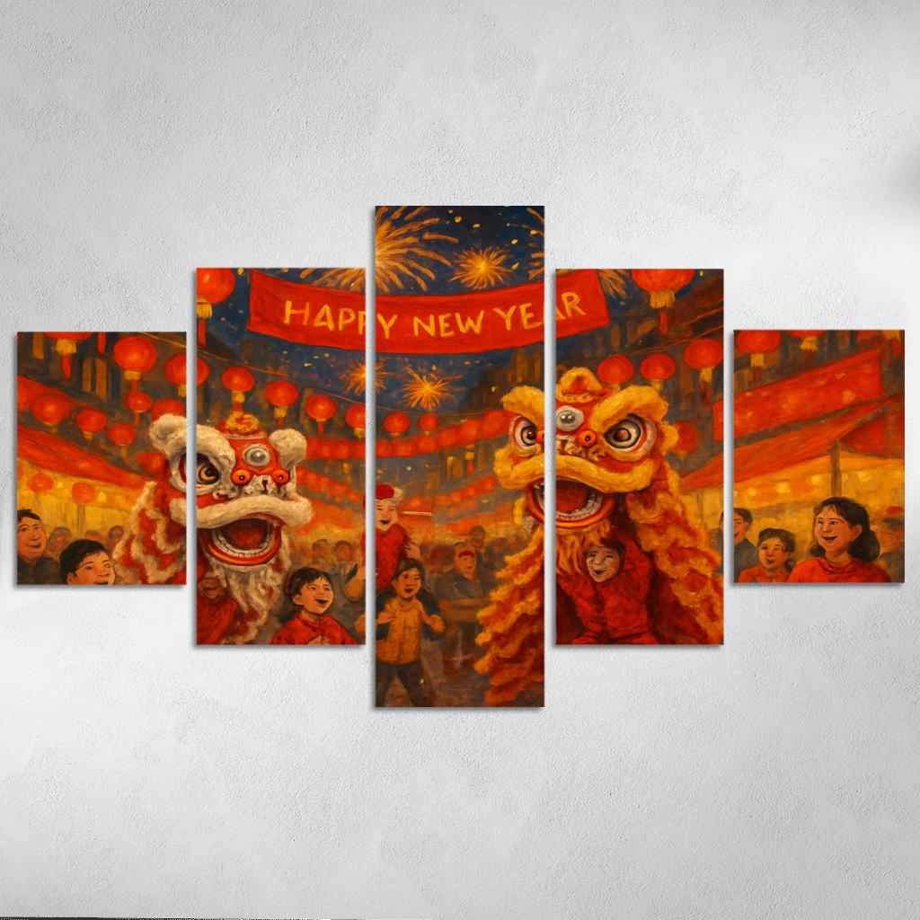 Lunar New Year Festival wall decor