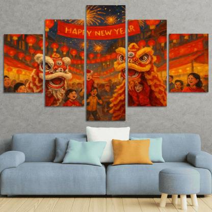 Lunar New Year Festival wall decor