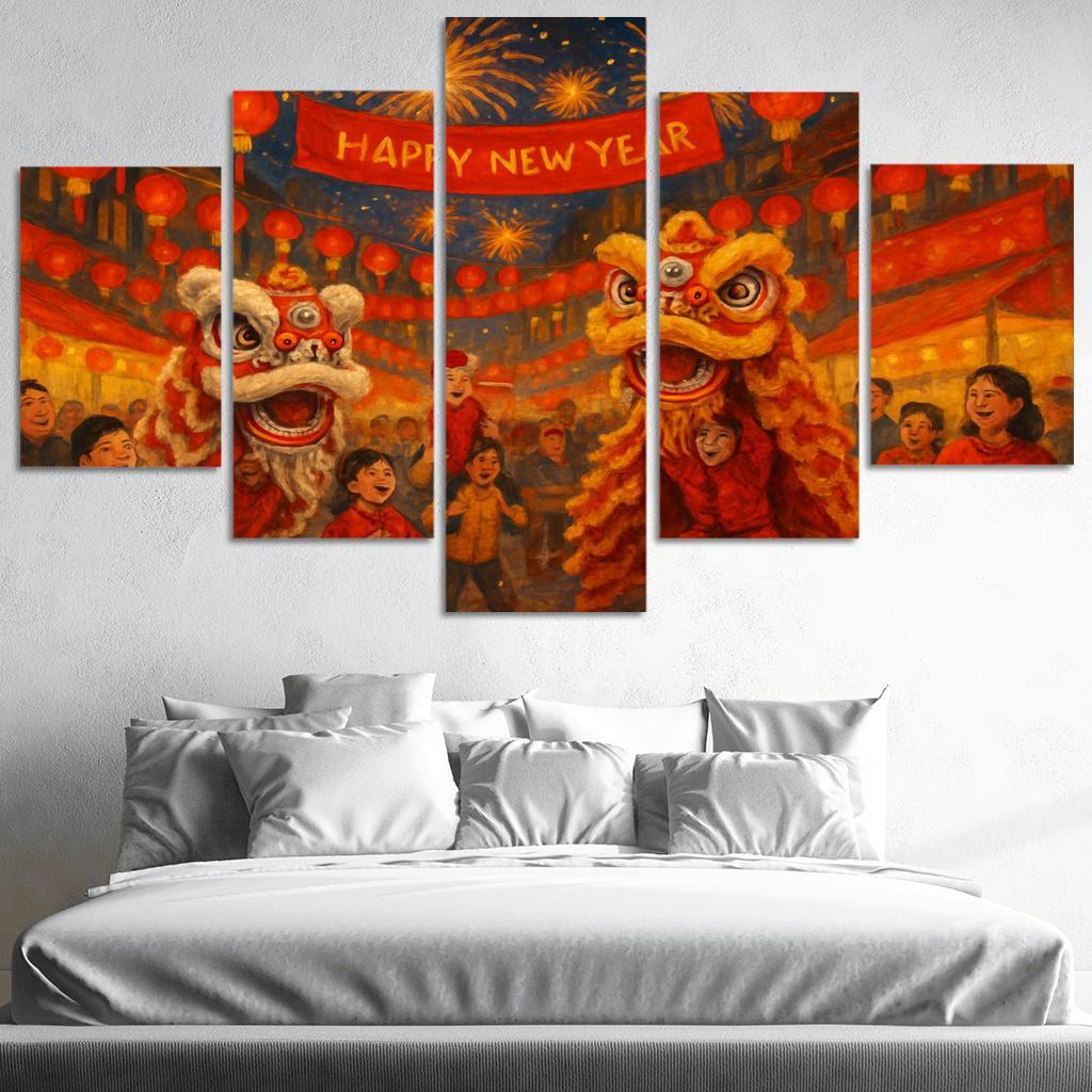 Lunar New Year Festival wall decor