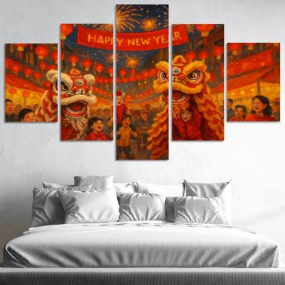 Lunar New Year Festival wall decor