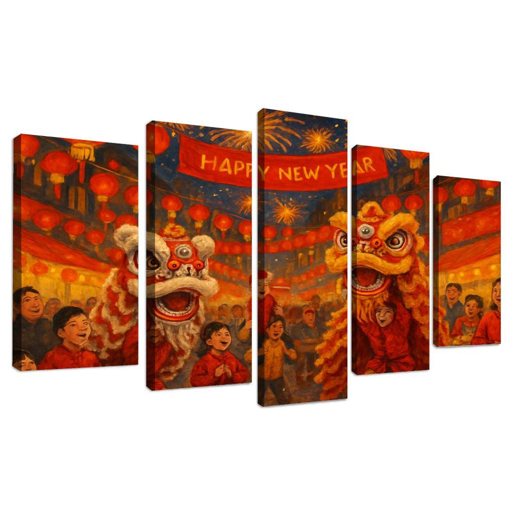 Lunar New Year Festival wall decor