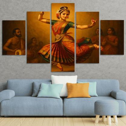 Kuchipudi Rhythm Theater framed paintings