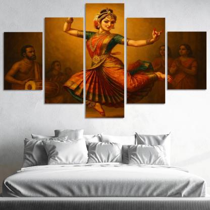 Kuchipudi Rhythm Theater framed paintings