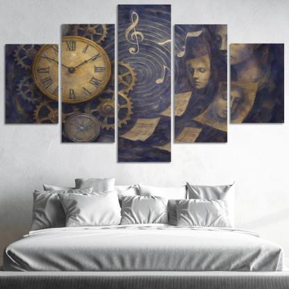 Clockwork Symphony Of Memory oil paintings frame
