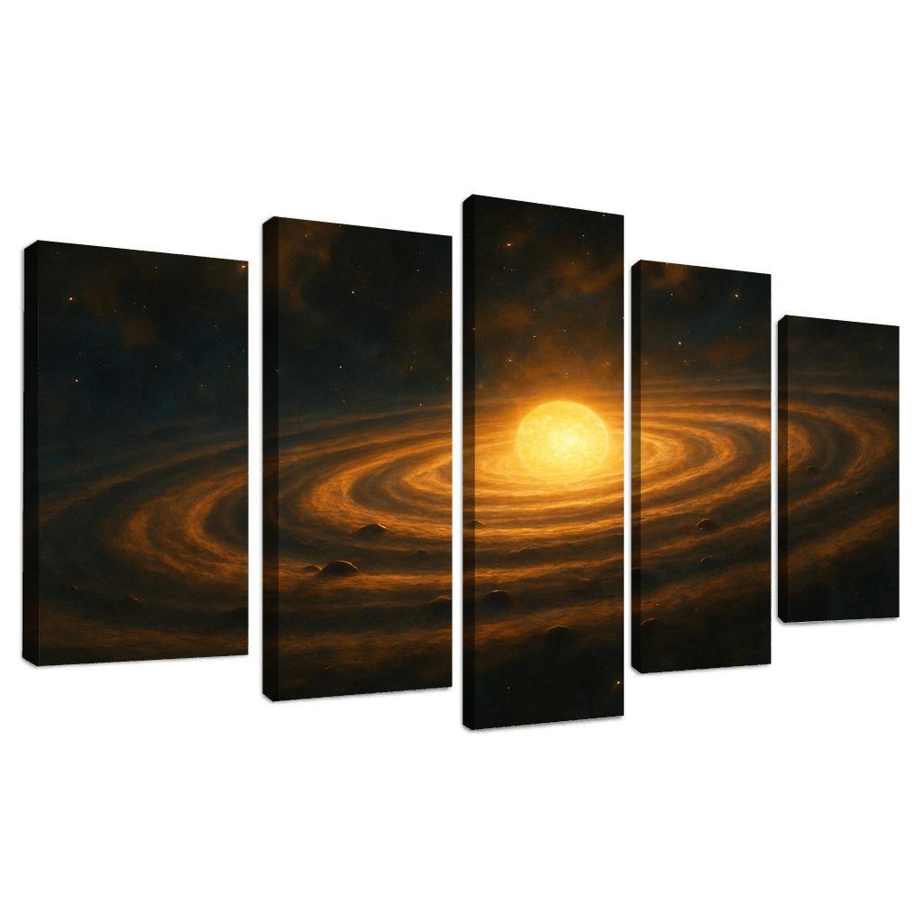 Dusty Rings Of A Young Protostar oil paintings frame