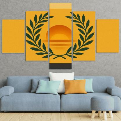 Golden Harvest Standard framed paintings