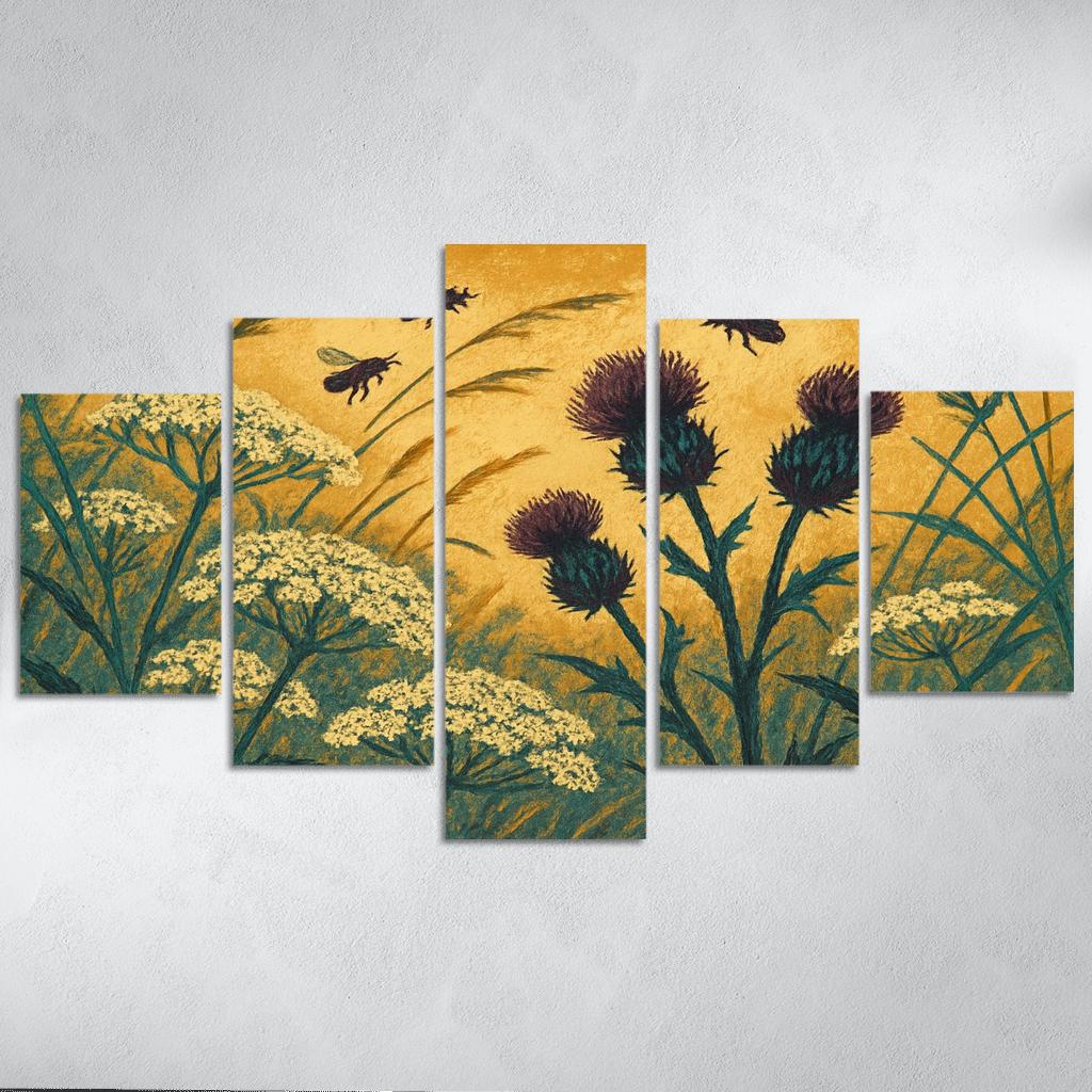 Prairie Lace And Thistle Study decor