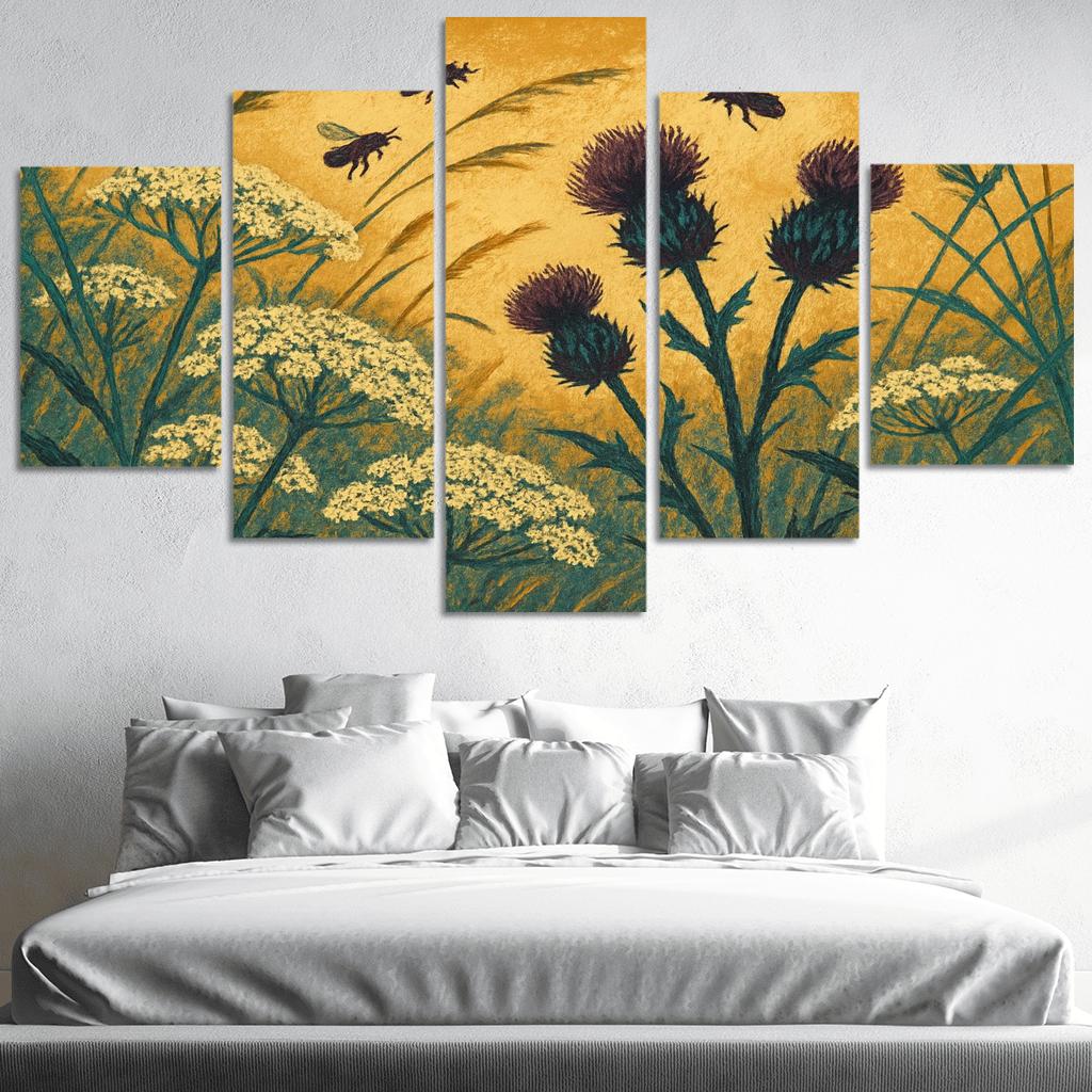 Prairie Lace And Thistle Study decor