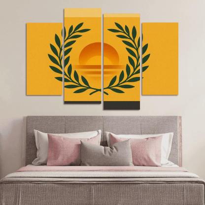 Golden Harvest Standard framed paintings