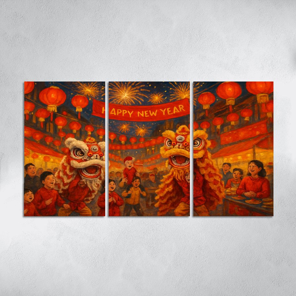 Lunar New Year Festival wall decor
