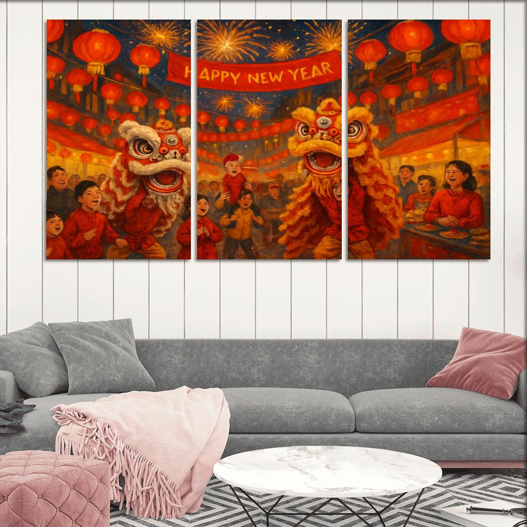 Lunar New Year Festival wall decor