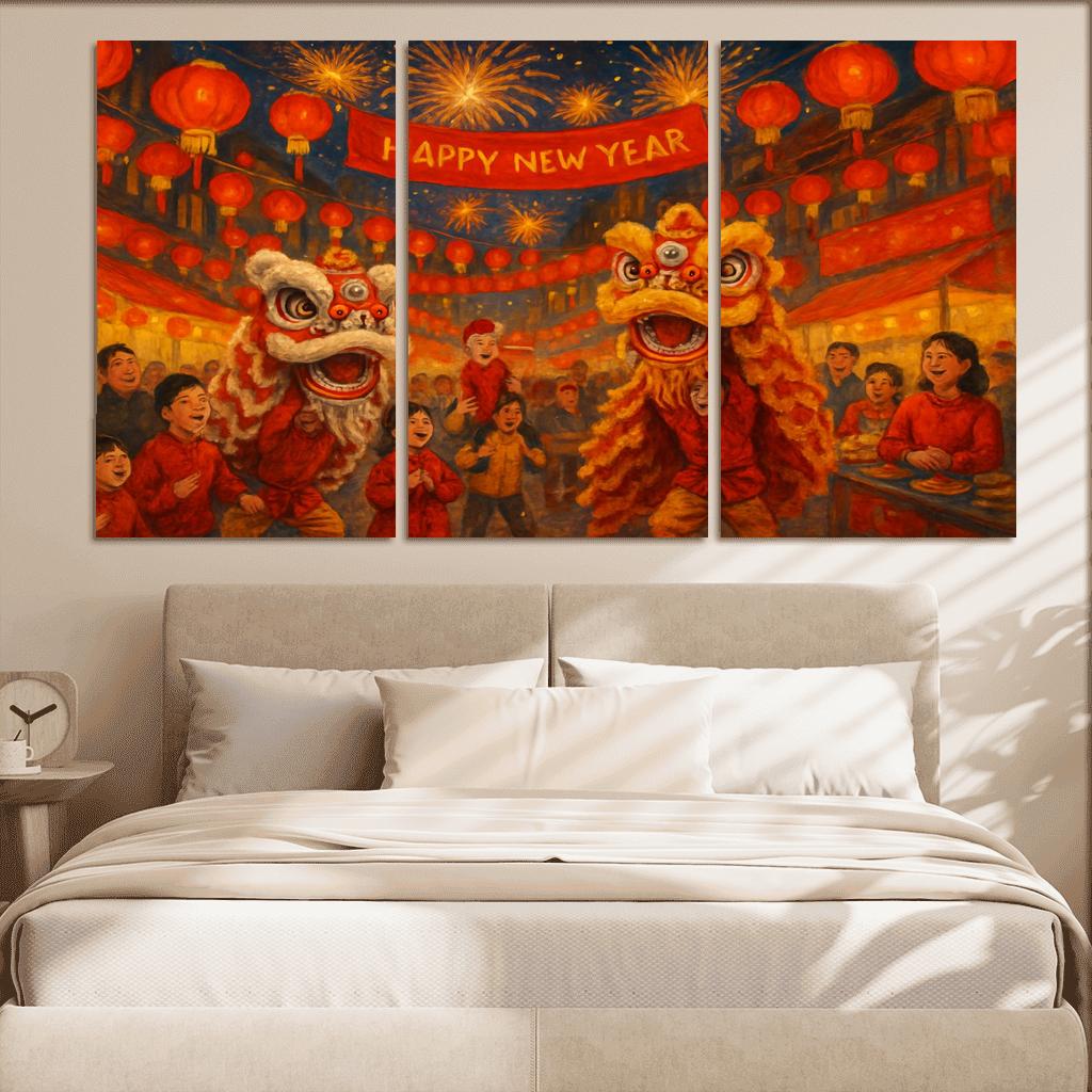 Lunar New Year Festival wall decor
