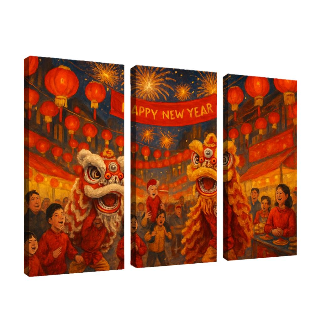 Lunar New Year Festival wall decor