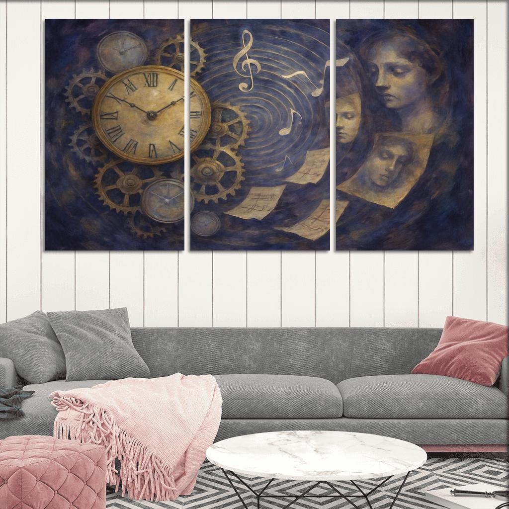 Clockwork Symphony Of Memory oil paintings frame