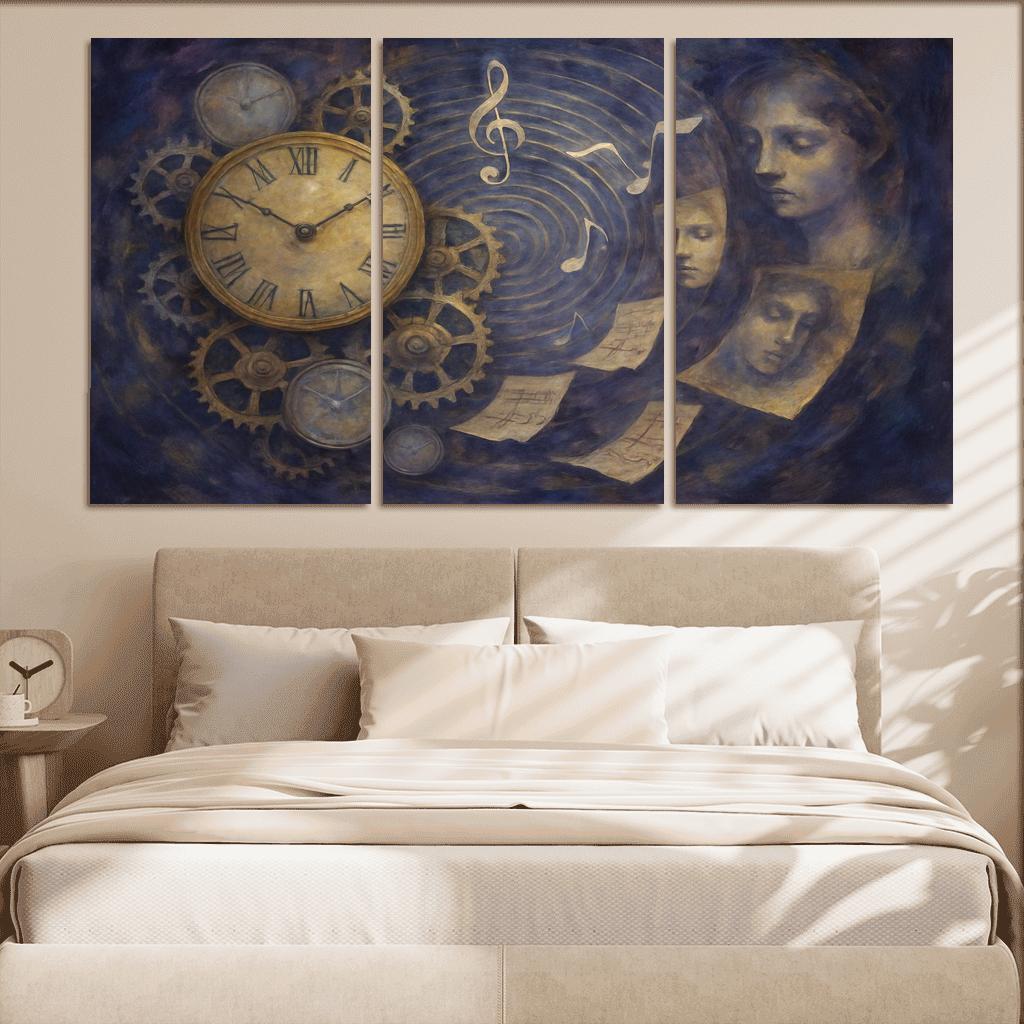 Clockwork Symphony Of Memory oil paintings frame