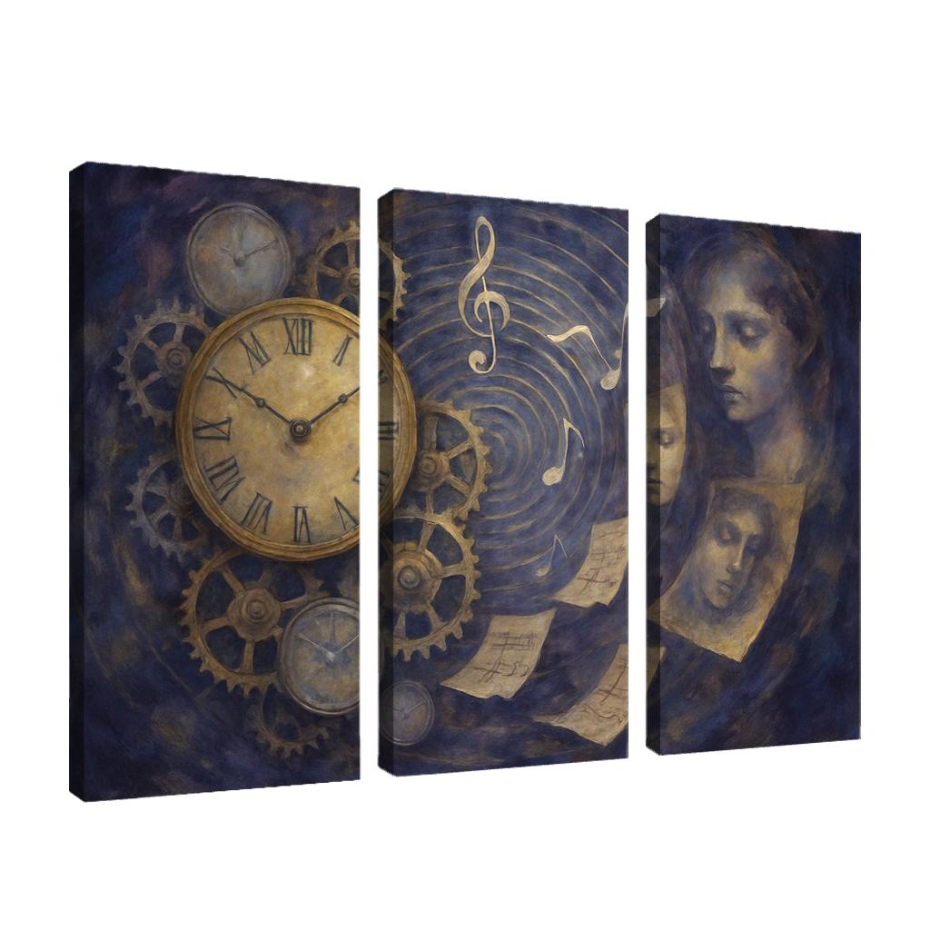 Clockwork Symphony Of Memory oil paintings frame